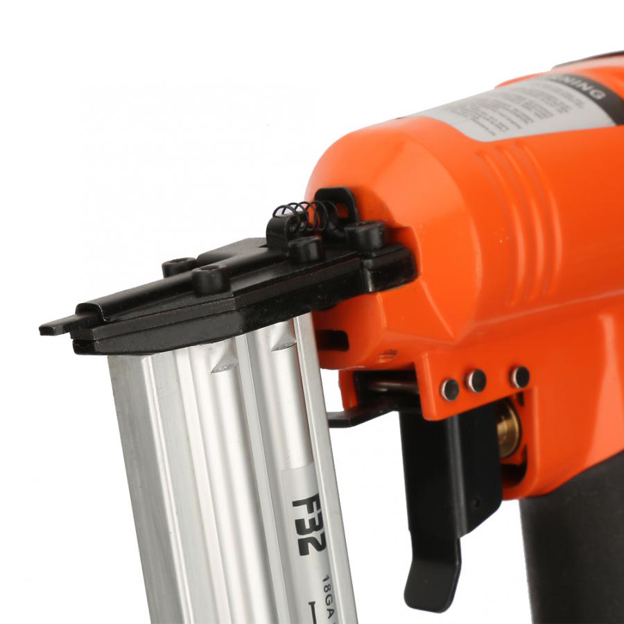 Stapler F32 Pneumatic Nail Gun Straight Nail Air Powered Nailers Stapler Staple Gun 18GA 1.25 * 1.0mm Power Tool Accessories