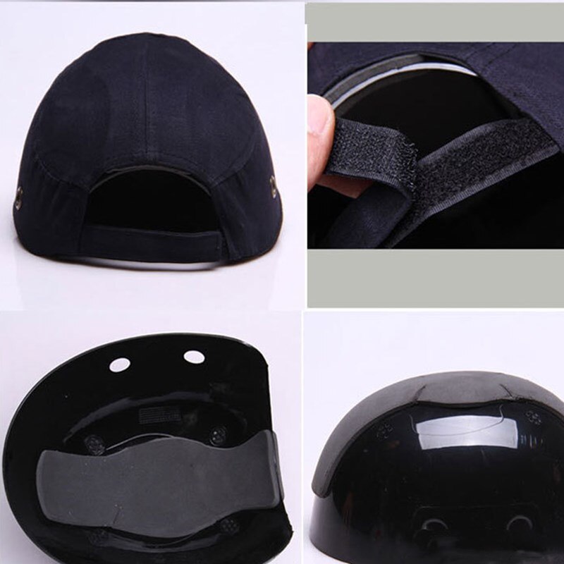 Travail sécurité bosse casquette casque coquille adulte homme Anti-fracassant Baseball chapeau en plastique dur Sports Style extérieur usure Protection de la tête