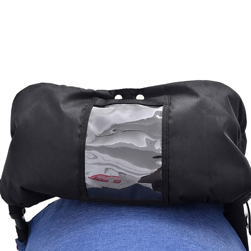 Warme handschoenen voor kinderwagens, unisex, casual, winter, warme handtas voor kinderwagens, bont, fleece, kinderwagenaccessoires