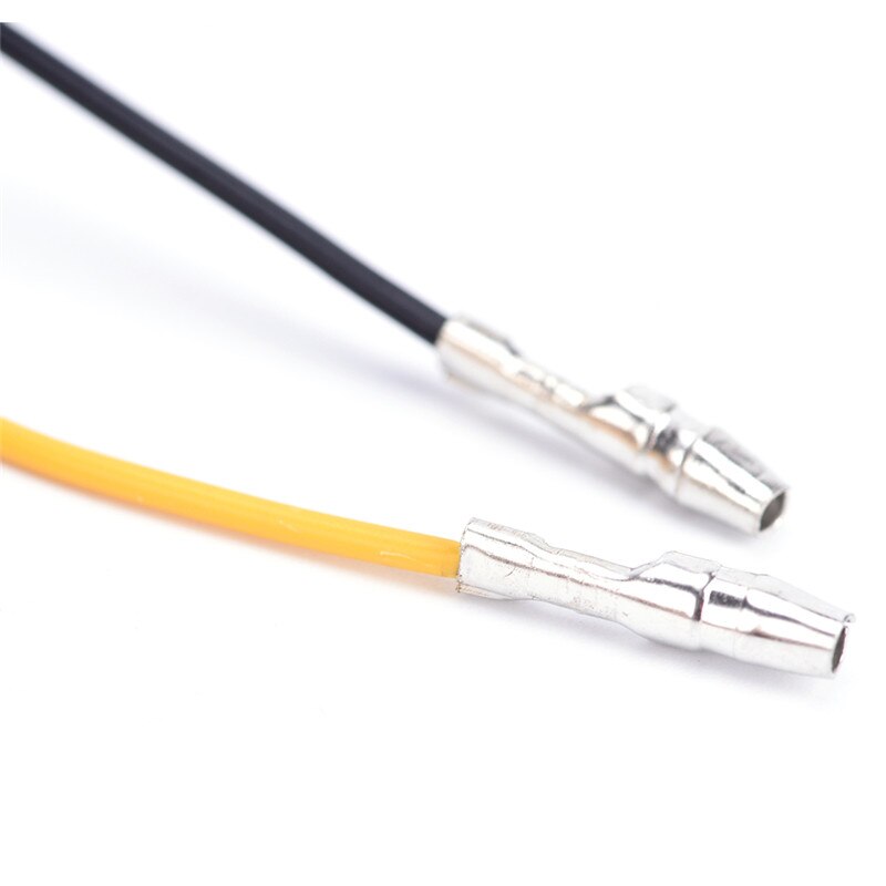 2 Stuks 12V 6LED Motorfiets Mini Amber Knipperlichten Blinker Indicator Zwart