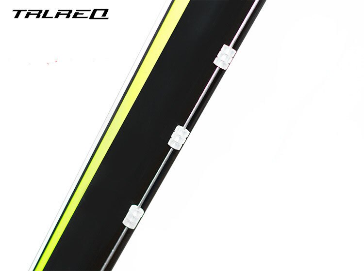 200 stk gennemskinnelig cykelbremsekabel tpr silikone ring cykelbremse skiftelinie kabel donuts til beskyttelse af rammen