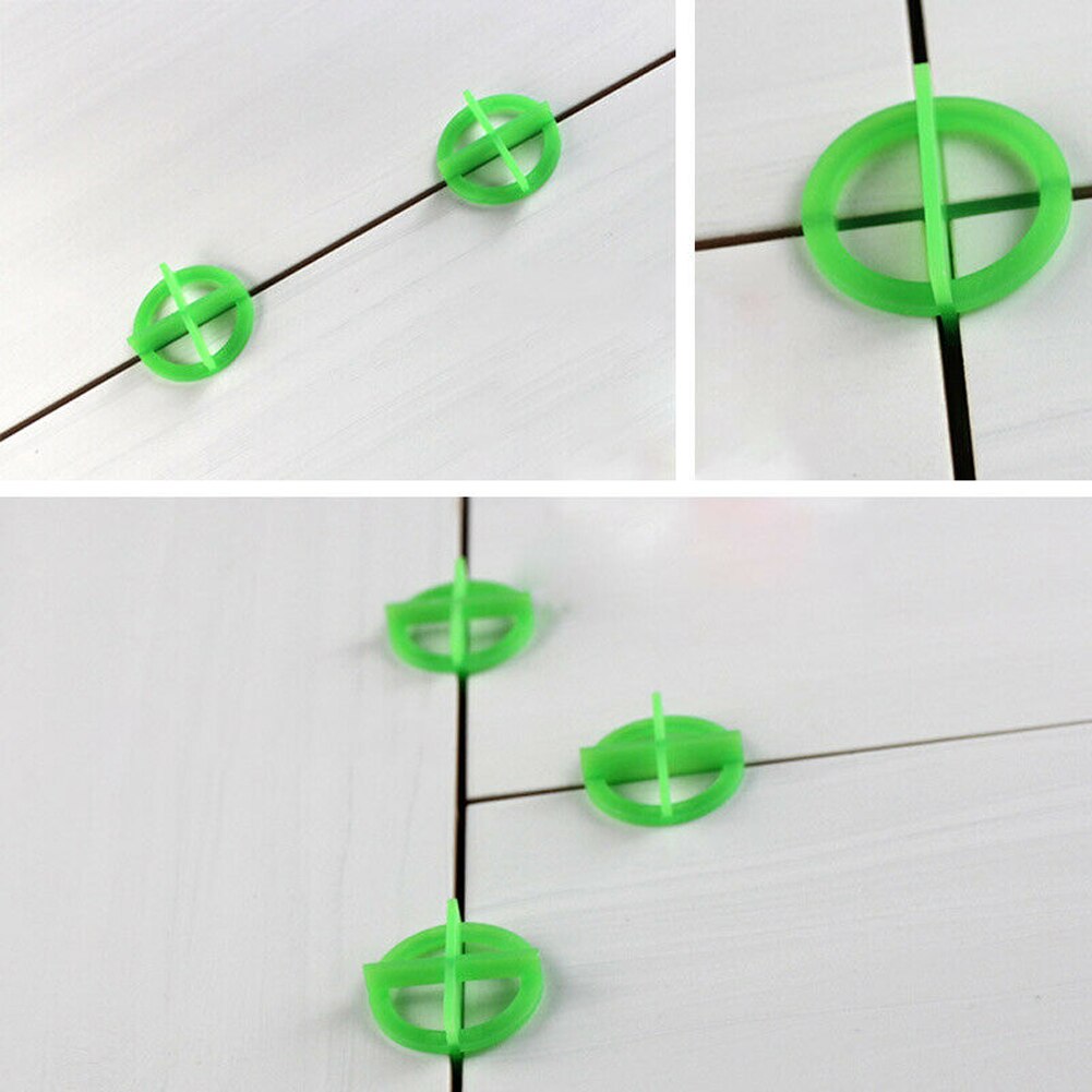 100pcs Tile Alignment Cross Removable Tile Leveling Plastic Tile Slit Locator Floor Laying Leveling System Base Cap Spacer