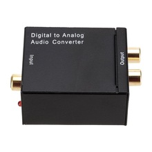 Digitale Fiber Coax Naar Kanaal Decoder Versterker Audio Coaxiale/Digitale Fiber Naar Analoog Audio Converter Decoder