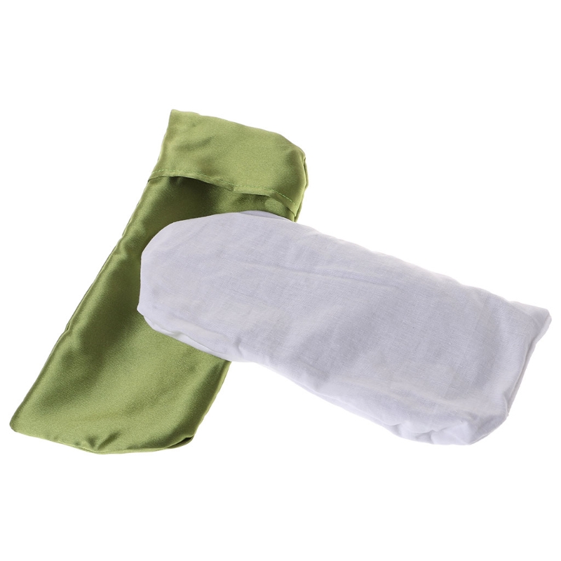 Yoga Eye Pillow Silk Cassia Seed Lavender Relaxation Mask Aromatherapy