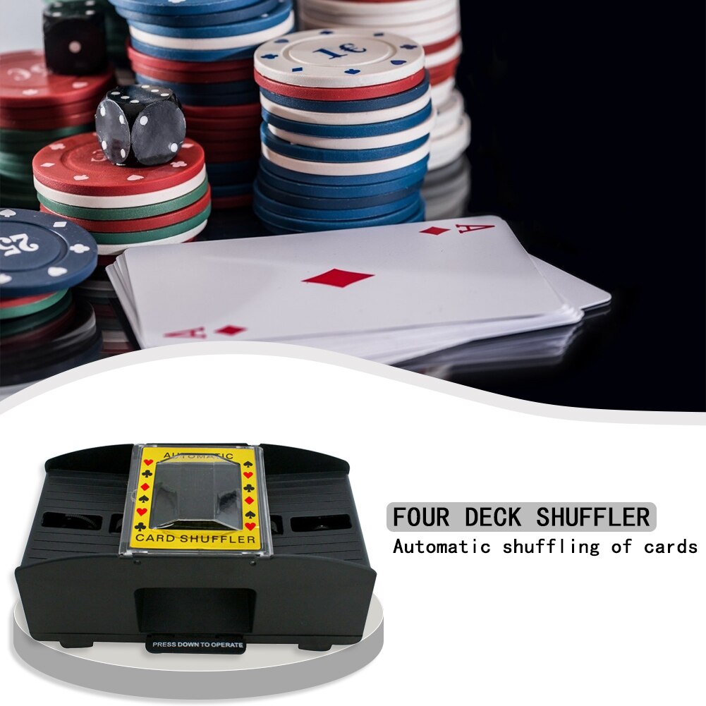 Hands free shuffle kone lautapeli pokeri pelikortit sähköinen automaattinen korttipeli osapuoli viihde olennaiset