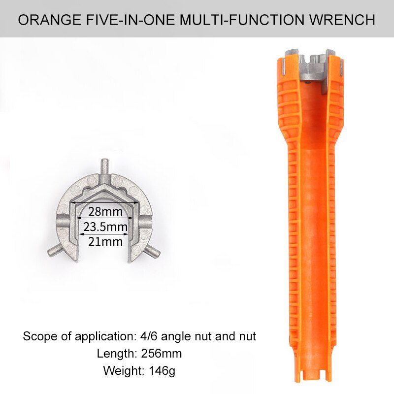 Bathroom wrench faucet installation tool multifunctional household plumbing kitchen faucet repair and removal tool