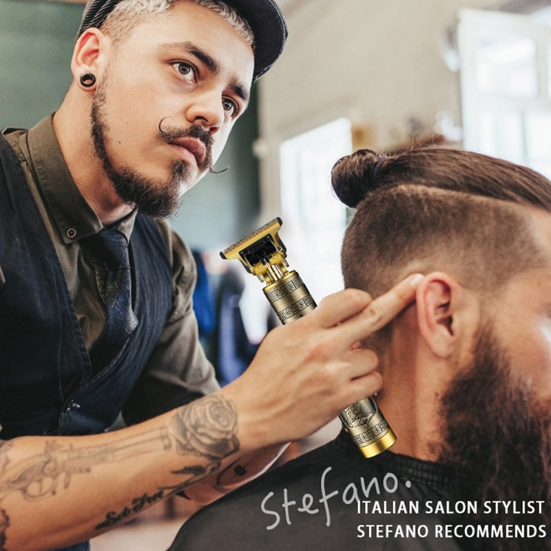 2022 hårtrimmer buddha shaver usb genopladelig hårbarberklipper ledningsfri skæremaskine barbering trådløs elektrisk barbermaskine mænd