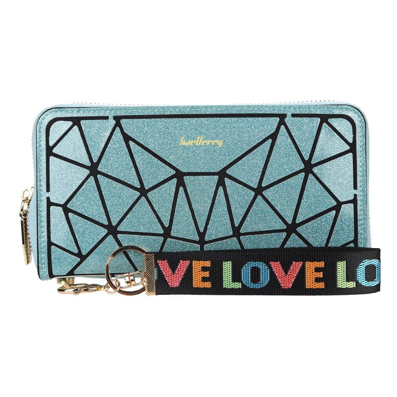 Baellerry top leren dames portemonnees koreaanse telefoon portemonnee clutch leren kaarthouder geometrische portemonnee portemonnee