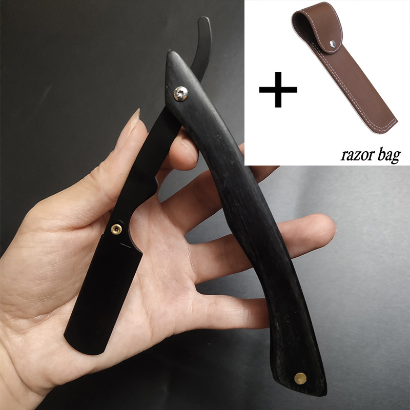 Lame professionnelle rasage rasoirs barbier rasoir sourcil rasoir hommes lame remplaçable rasoir cheveux couteau: BLEU CIEL