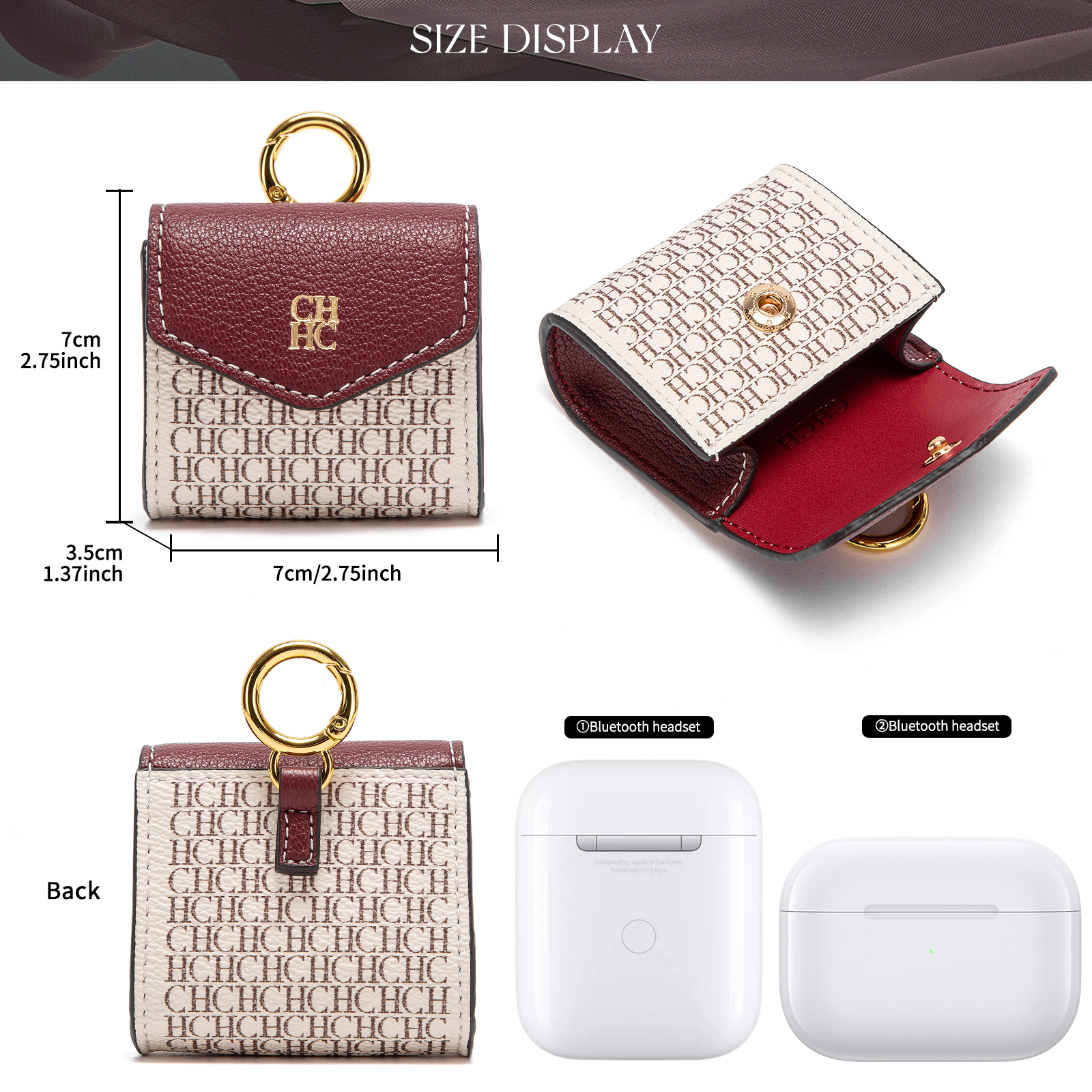 CHCH Key Bag Mini Wallet Earphone Bag