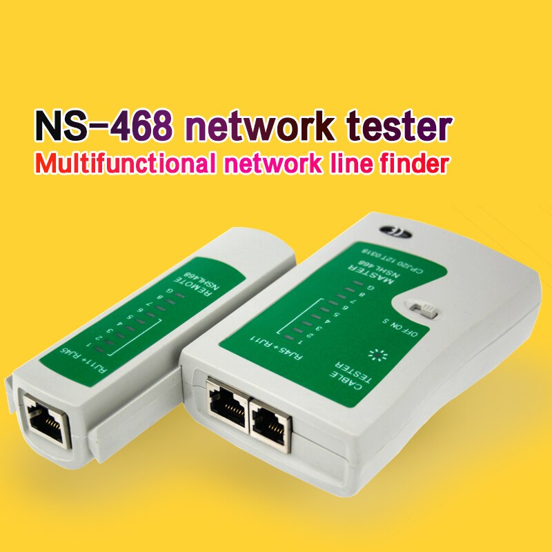 1pcs Network Cable Tester RJ45 RJ11 RJ12 CAT5 UTP LAN Cable Tester Networking Tools