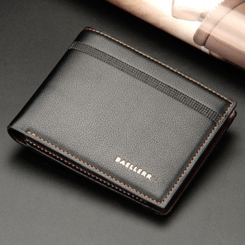 Moda masculina bifold carteira de couro id titular do cartão de crédito carteira carteira carteira carteira carteira carteira carteira carteira