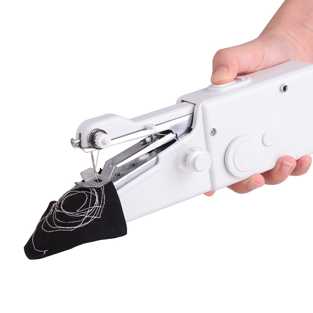 Electric Portable Sewing Machine Handheld Mending Clothes Machine Cordless Stitch Household Tool Fabric Clothing Kids Cloth