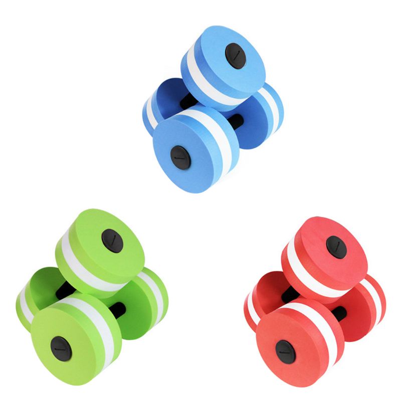 Aquatische dumbbellset  of 2 voor wateraerobics: train je bovenlichaam, je onderrug voor een complete fitnesstraining
