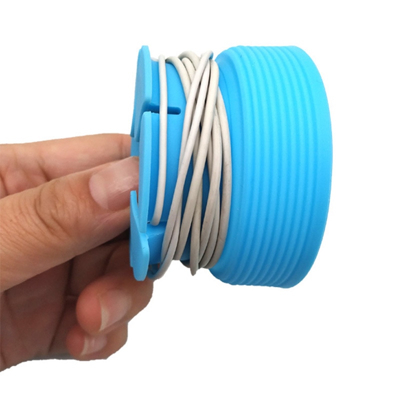 Silikon Veranstalter Wickler Für Kopfhörer Digital Kabel Kopfhörer Kabel Energie Linie Tisch Sauber Ohrhörer Container strecken Lagerung