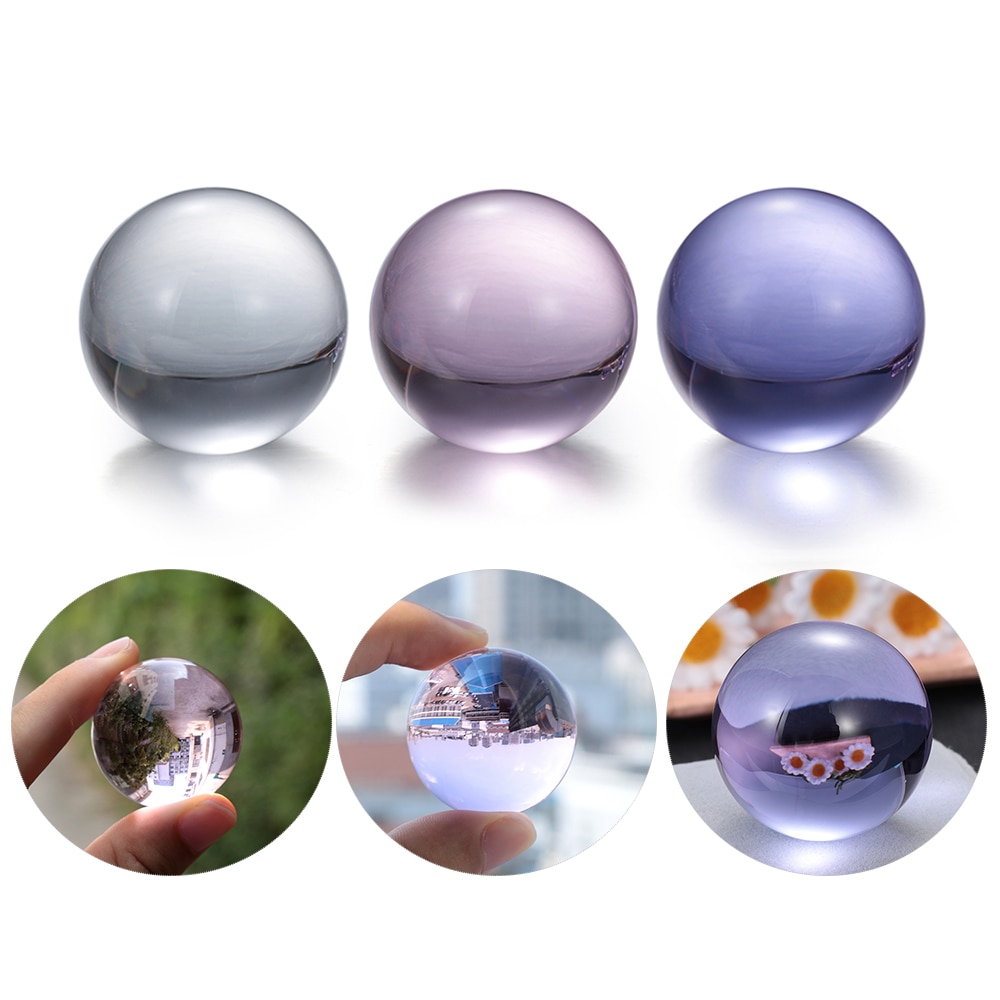 Globe K9 Clear Chandelier Lens Ball Crystal Glass Ball Crystal Ball Stand For Sphere Photography Decoration Home Decorative ball