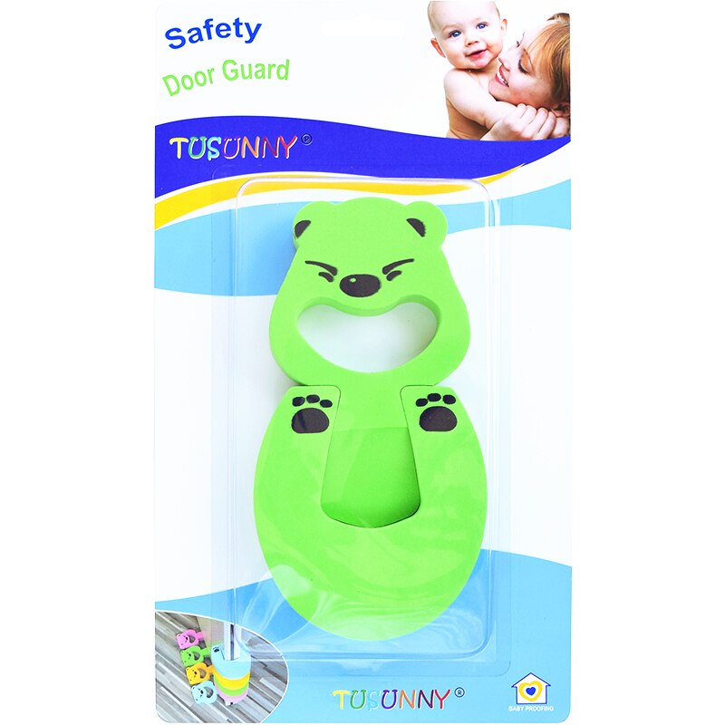 TUSUNNY 1pc Baby bescherming stop houder slot Veiligheid Guard Finger Protect Kind kids Baby Cartoon Jammers Stop Deur