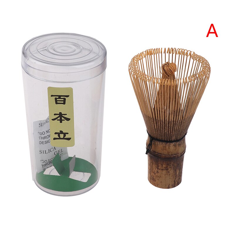 1pc japanske ceremoni bambus matcha praktisk visp kaffe grøn te børste bambus chasen nyttige børste værktøjer køkken tilbehør: -en