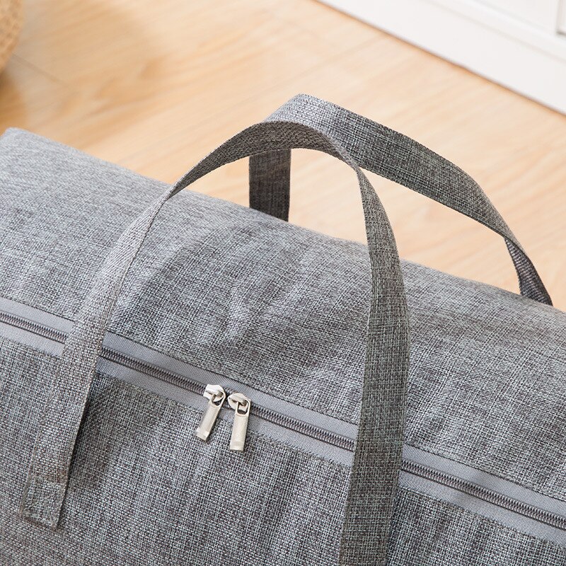 Draagbare Quilt Kleding Sorteren Opbergtas Deken Closet Trui Organisator Doos Met Handvat Anti-Dust Pack Container