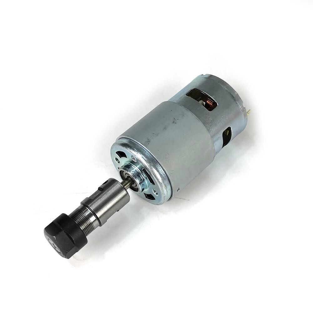 795 CNC Spindel Motor- 12V-36V 6000-12000RPM Große Drehmoment DC Motor- ER11 Spannzange 45mm Klemme Für Gravur Maschine Drehmaschine Werkzeuge: 795 DC Motor-