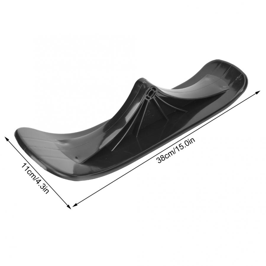 1 Pair of Black Ski Board Sleigh Accessories 2 In 1 Outdoor Sports Winter Scooter Parts Sled for Children