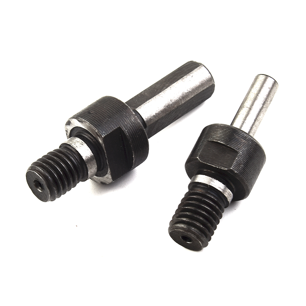 8pcs Polishing Tools set 6mm 10mm Spanner Connecting Rod Drill Angle Grinder Shank Mandrel Flange Nuts Wrench Adapter Disc Set