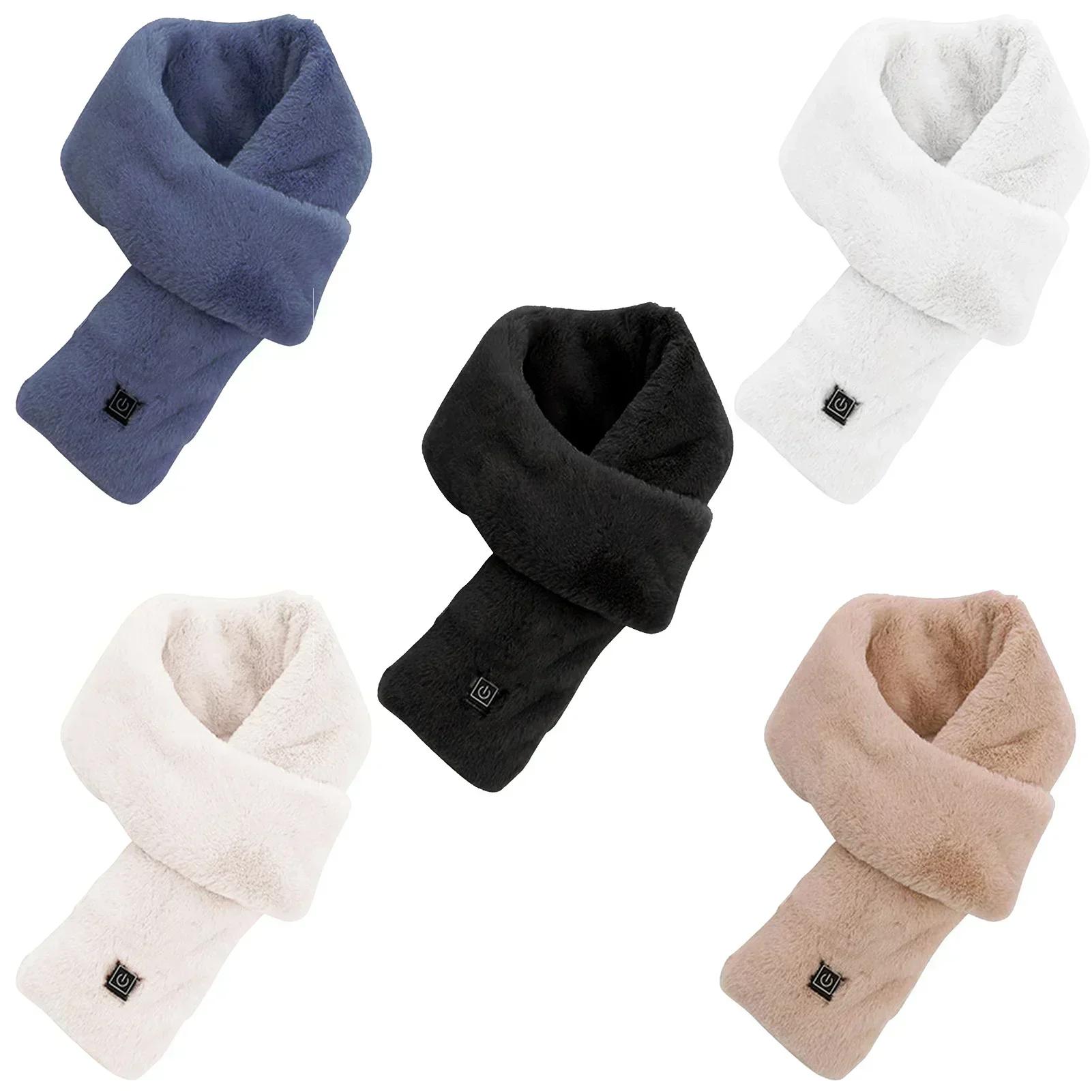 Winter Beheizter Halswärmer USB Aufladbare Damen Herren Halswärmer 3-stufiger beheizter Wärmer Schal Nackenstütze Wärmer Lätzchen Beheizter Schal