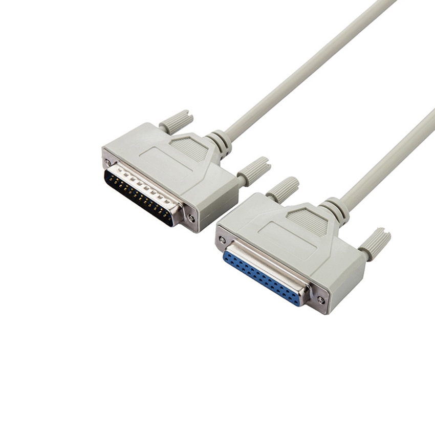 1.5/3 meter 25M-25F 25PIN Molding Parallelle Poort Verlengkabel DB25 Interface Man-vrouw Kabel Connector voor Printer