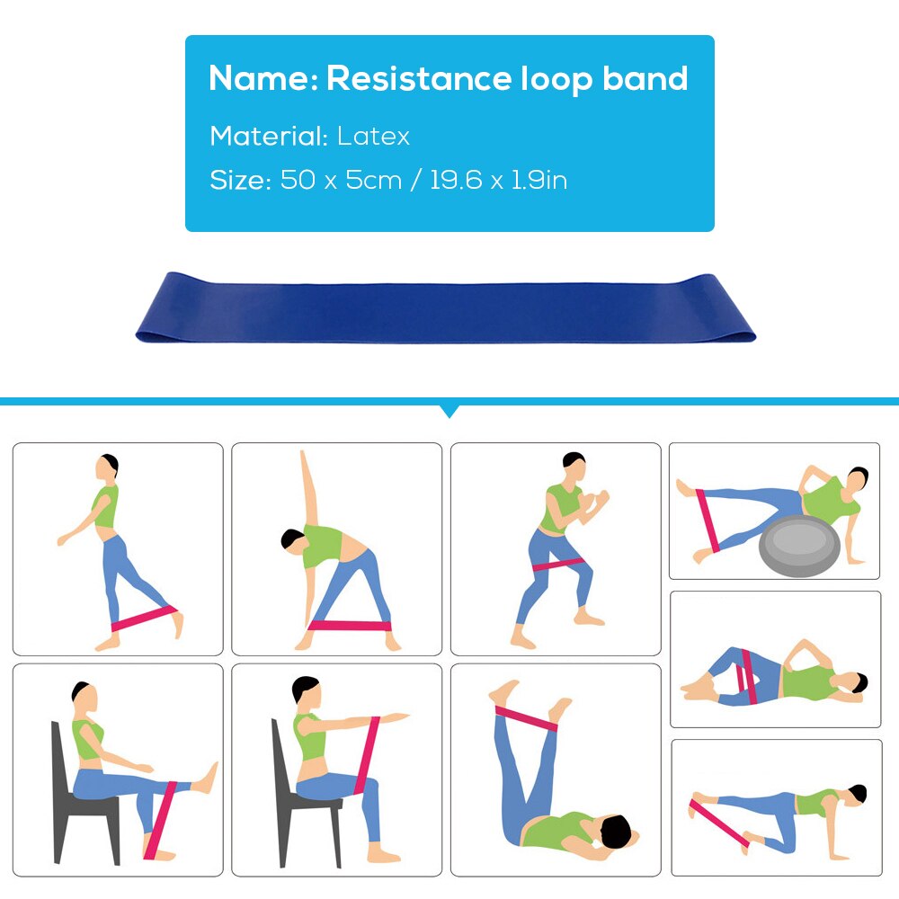 4 st/set yoga träningspaket träning motstånd loop band yoga block stretching rem yoga boll sport fitness set