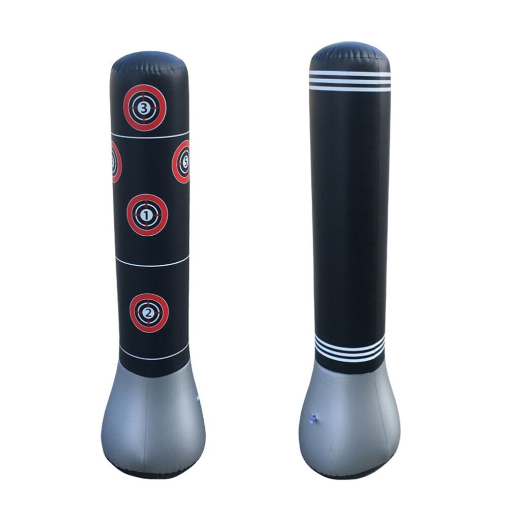 1 ud. De saco de arena inflable grueso PVC Vertical columna de boxeo descompresión vaso herramienta de Fitness para el hogar niños