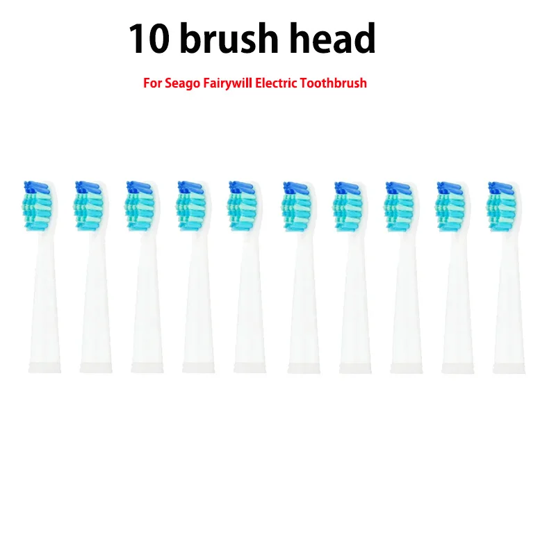 2/5/10 Stuks Elektrische Tandenborstel Vervanging Heads Compatibel Met SEAGO/Fairywill SG/FW 910/507/958/515/949/575/551: Goud