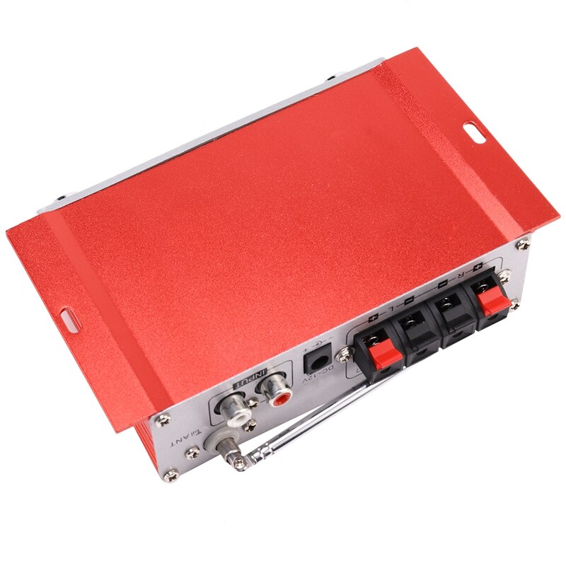 Kentiger Hy-602 Mini Portable Hifi Stereo Power Digital Amplifier With Fm Ir Control Fm Mp3 Usb Playback With Four Dsp