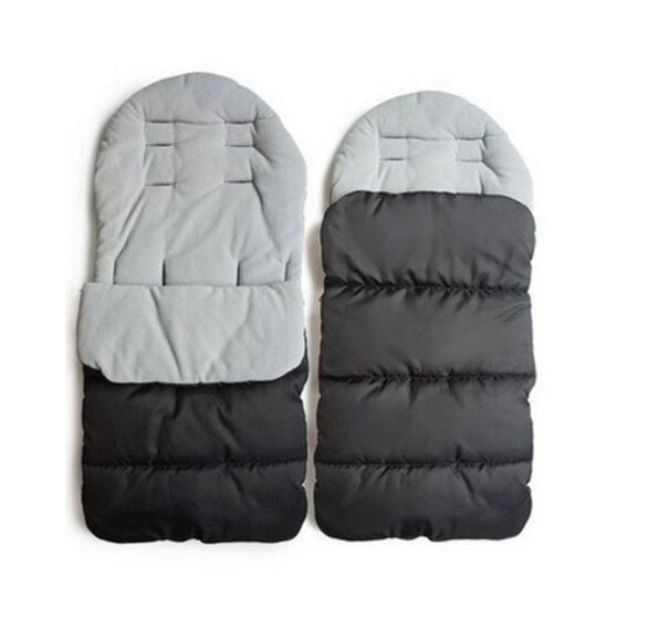 Baby Sleeping Bag Newborns Sleep Thermal Sack Cotton Kids Sleep Sack Stroller Sleeping Bag Cute Baby Thick Warm Sacks: Gray / 12M