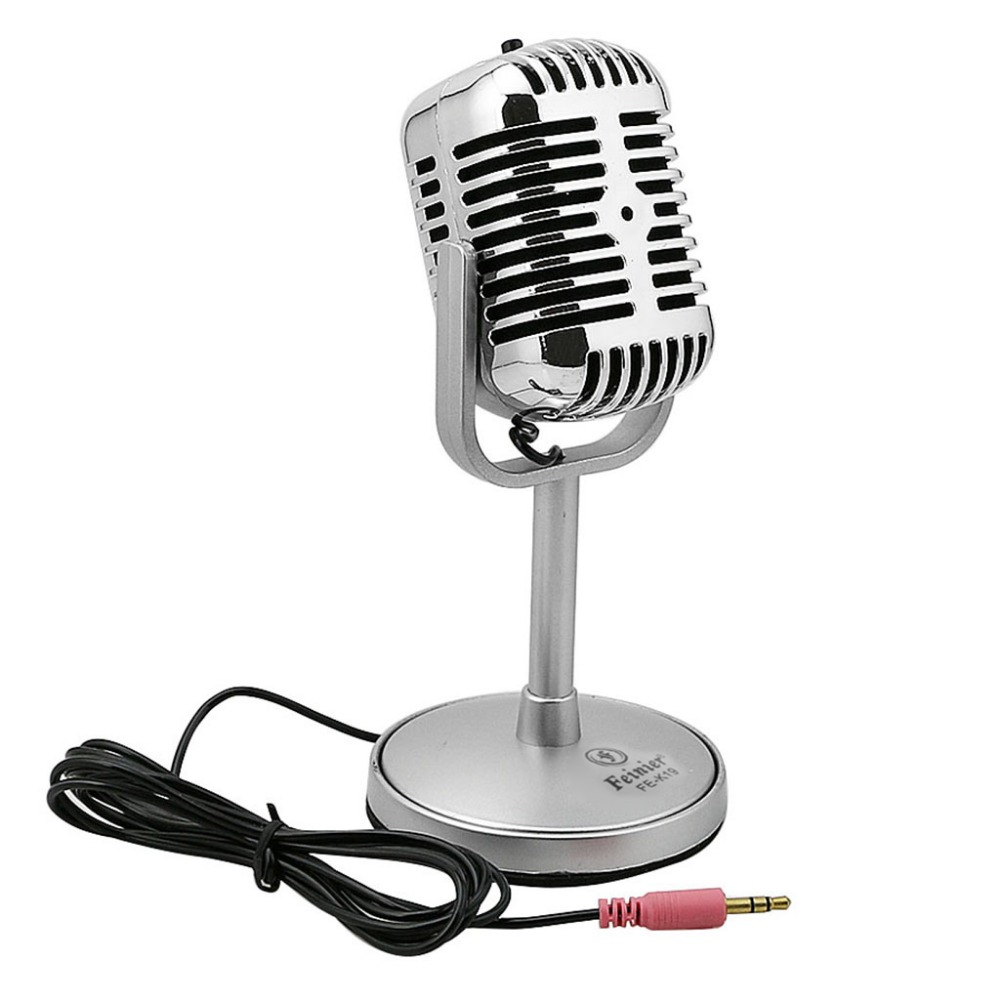 3.5MM Stereo Recording Desktop Computer Laptop Mini Microphone For Sing Chatting