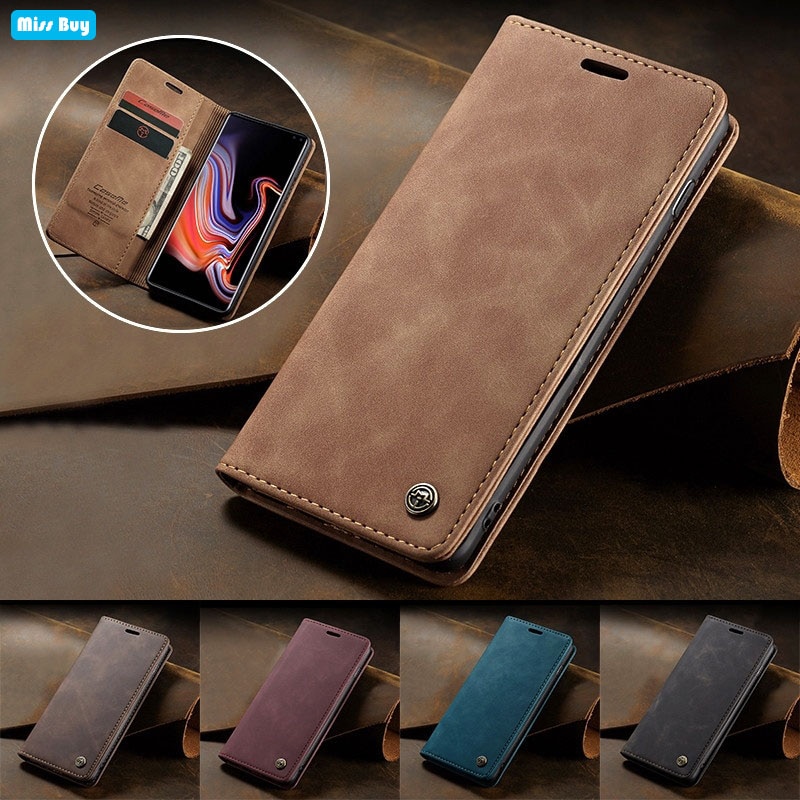 Luxury Book Stand Protective Cover For Samsung Galaxy A50 Case 6.4" Vintage Leather Flip Case for Samsung A50 Case A 50 Fundas