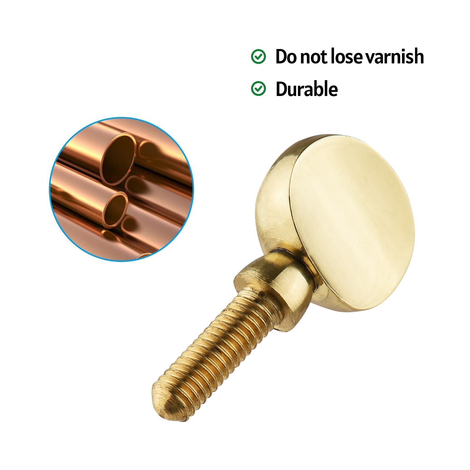 5pcs Brass Sax Neck Tightening Screws Saxophone Replacement Parts Copper Attachment Neck Receiver Tightening Attach Screw