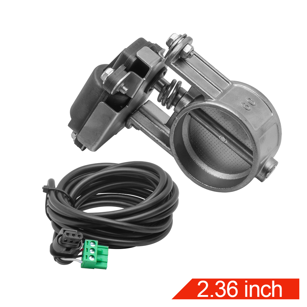 2 '' 2.25 '' 2.5 '' 2.75 '' 3 '' 3.5 '' elektrisk eksosventil i rustfritt stål med finjusterbart fjernkontroll-elektronisk brytersett: Elfenben