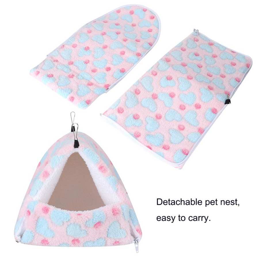 Winter Hamster Hangmat Warm Hamster Hamster Slaapzak Hamster Opknoping Huis Voor Hamster Suiker Zweefvliegtuig Cavia