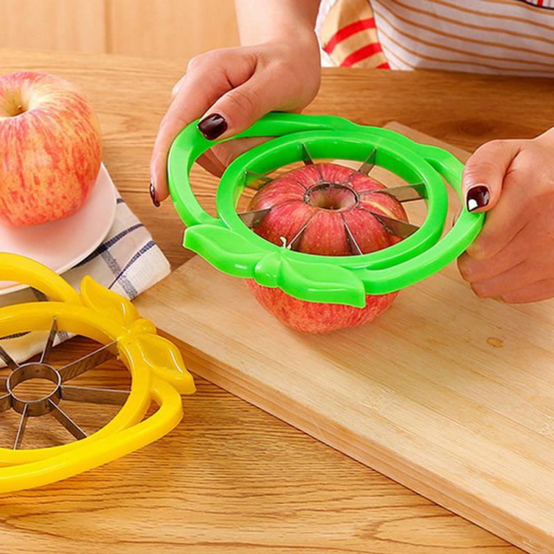 Apple Slicer Mes Cutter Corer Scoop Rvs Tool Fruit Groente Gereedschap Meloenen Mes Snelle Snijden Keuken Gadget