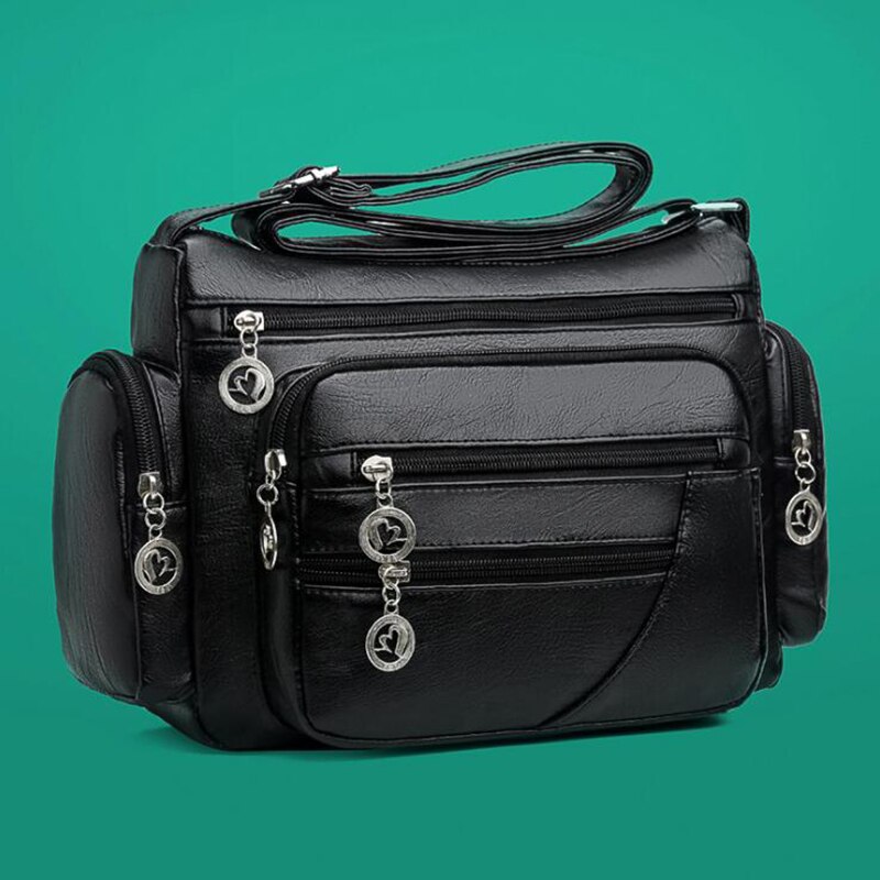 Vrouwen Zakken Pu Lederen Schoudertassen Voor Dames Crossbody Tassen Luxe Vrouwelijke Handtas: Default Title