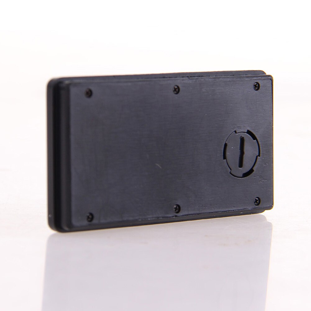 Time Calendar Home Black Digital Display Durable With Sticker Easy Install Ultra Thin Car Mount Practical Electric Clock