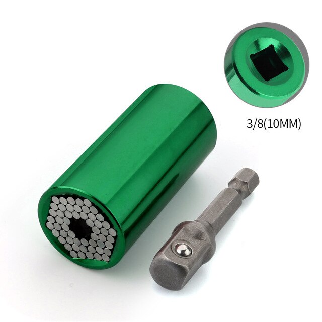 Clé dynamométrique universelle jeu de têtes douille 7-19mm perceuse à cliquet douille clé clé magique poignée outils à main outils de bricolage: B