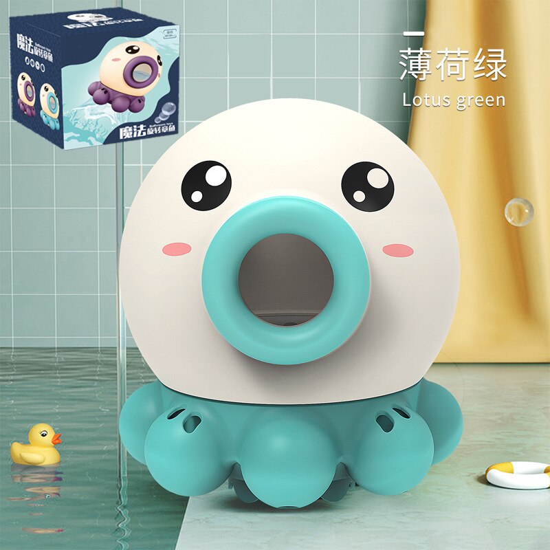 Baby Kids Badspeeltjes Water Spray Douche Game Kinderen Zwemmen Badkamer Octopus Zwemmen Leuke Speelgoed Grappige Cadeaus Voor Meisjes Jongens: green