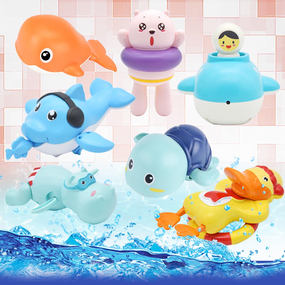 1 Pcs Nette Bad Spielzeug Cartoon Ente Baby Wasser Spielzeug Wasser Schildkröte Submarine Kinder Bad Sprinkler Spielzeug Bad Spielzeug für kinder