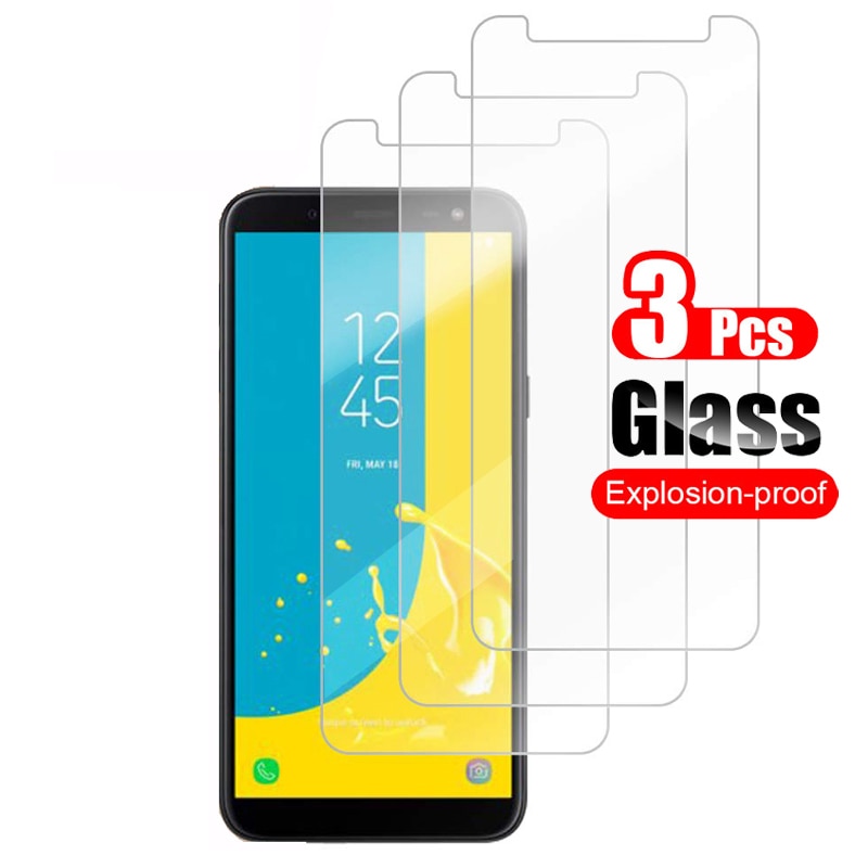 3Pcs Screen Protector Voor Samsung Galaxy J6 Plus Gehard Glas Voor Samsung J4 Plus Sansung J4Plus J6Plus Glas Beschermende film