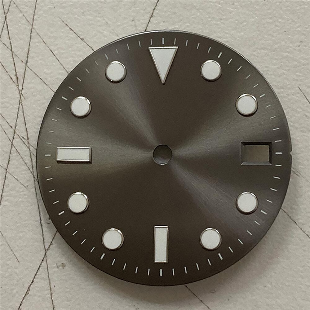 29mm Watch Dial with Blue Luminous 3 o&amp;#39;clock Watch Dial for NH35 Movement Accessories