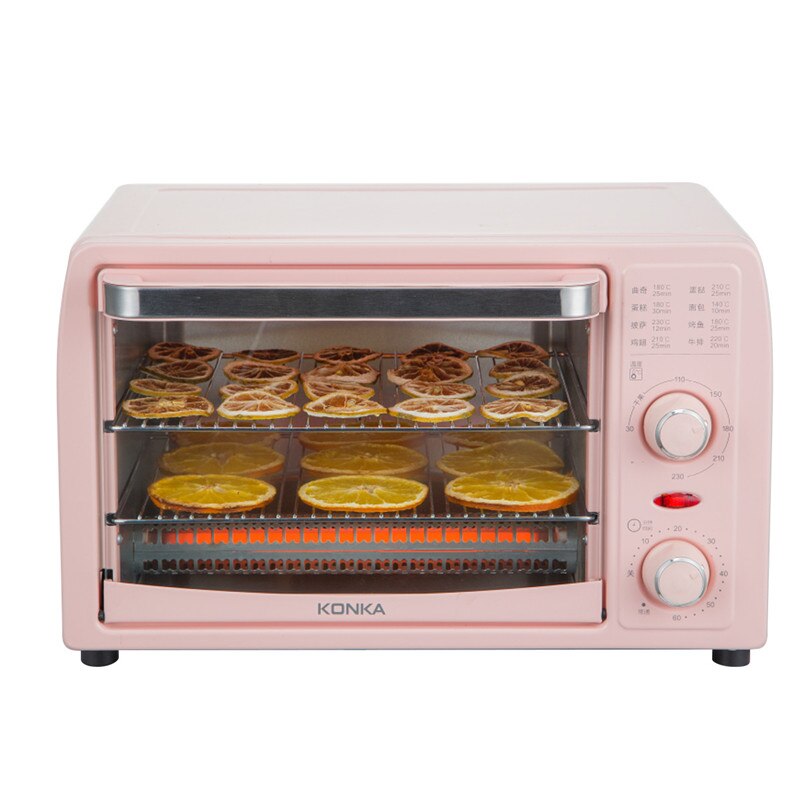Home 13L Electric Oven Cake Egg Tart Pizza Baker Multifunctional Fruit Dryer Mini Oven: Default Title