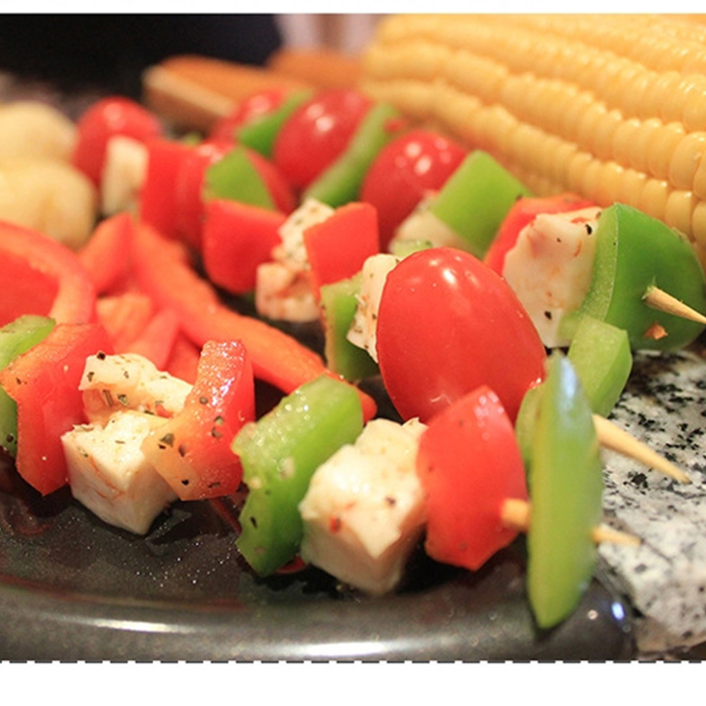 20cm*3mm BBQ Bamboo Skewers Bamboo Skewers Grill Shish Kabob Wood Sticks Barbecue BBQ Tools