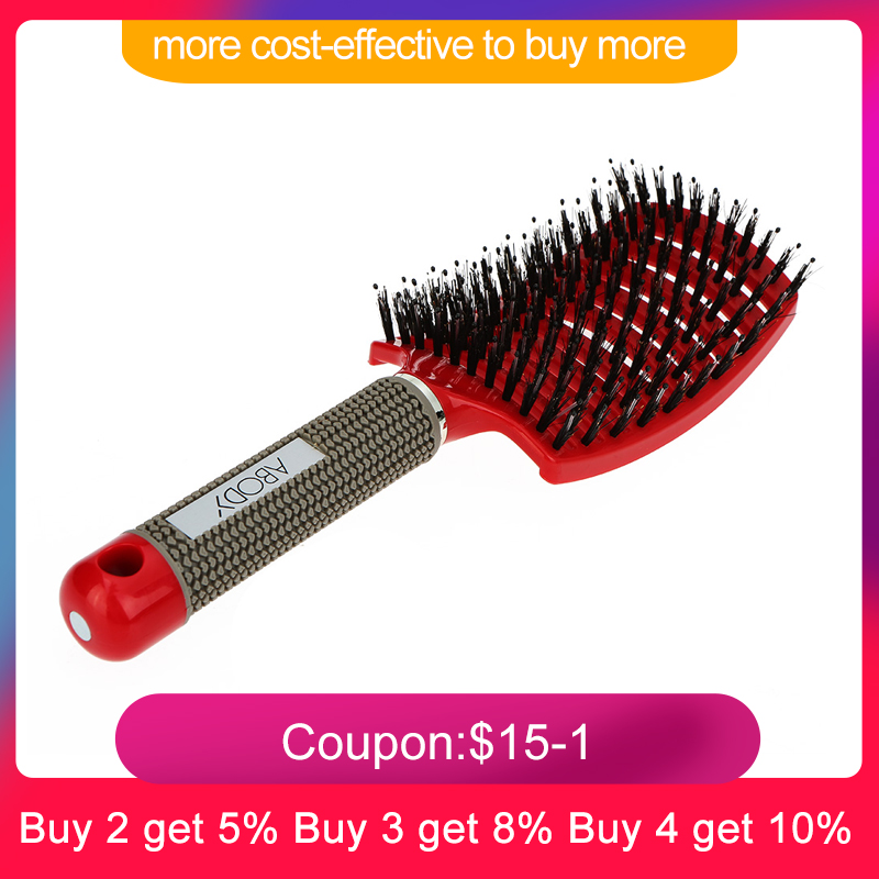Original Abody Haar Pinsel Magie Haar Kamm Entwirren Haar Pinsel Detangle Läbenutzen Massage Kamm Frauen Verwicklung Friseur Salon