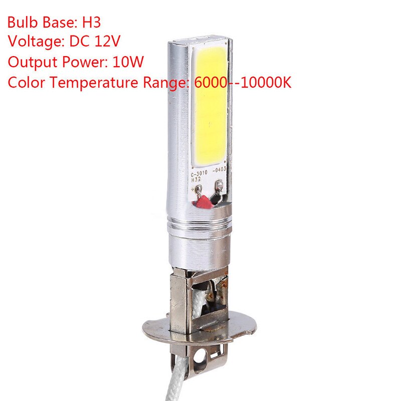 2 Stck H3 Kolben LED Helle Xenon Weiß 6000 K Auto Auto Nebel Licht Lampe Birne 12 V Viele